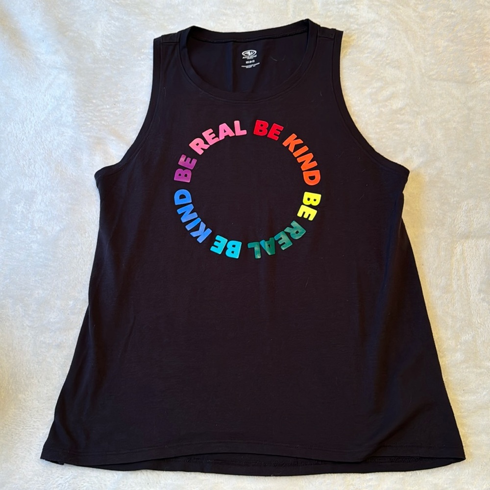 💜4/$10💜 Be Real Be Kind Graphic Tank Top